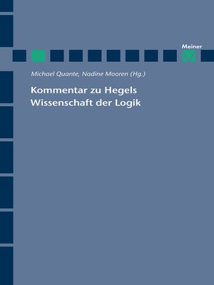 cover image of Kommentar zu Hegels Wissenschaft der Logik